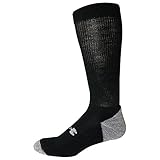Under Armour Coldgear Lite Boot Socks (1-Pack), Black, Large