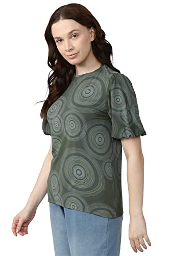 Image of Van Heusen Women's Cotton Regular Fit T-Shirt