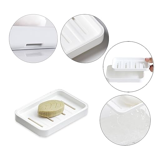 1 Pezzi Portasapone con Scarico Impermeabile