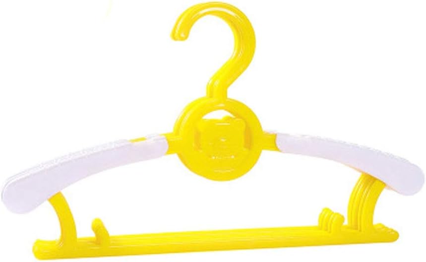 5/10pcs Child Clothes Rack Plastic Kids Hangers Portable Non-Slip No Trace Windproof Pants Clip Household Closet Wardrobe Storage(Black,Quantity 10)
