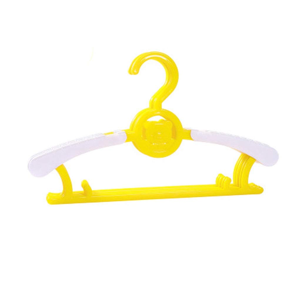 MOBYGKFY 5/10pcs Child Clothes Rack Plastic Kids Hangers Portable Non-Slip No Trace Windproof Pants Clip Household Closet Wardrobe Storage(3-pack,Quantity 5)