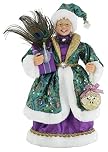 Windy Hill Collection 16" Inch Standing Stunning Sequin Mrs. Claus Christmas Figurine Figure Decoration 163068