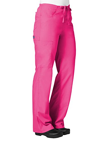 Maevn Women's Core Utility Cargo Pants(Hot Pink, Medium Petite)