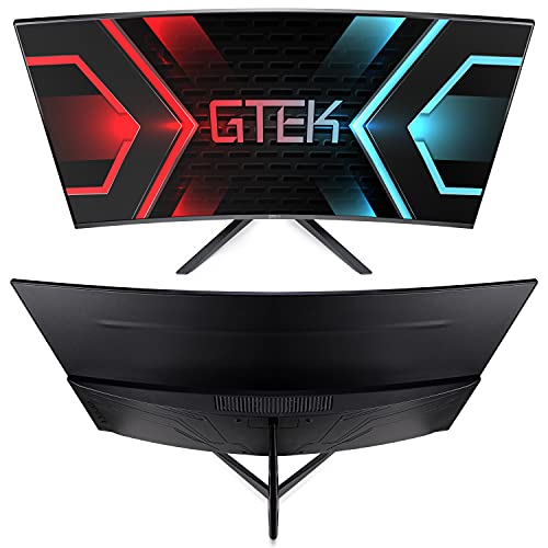 Gtek 240Hz Gaming Monitor, 27 Inch Frameless Display Full Hd 1920 X 1080P, Curved 1800R, Va 1Ms Mprt, Freesync, Speakers, Displayport/Hdmi, Vesa - F2740C #TOP6