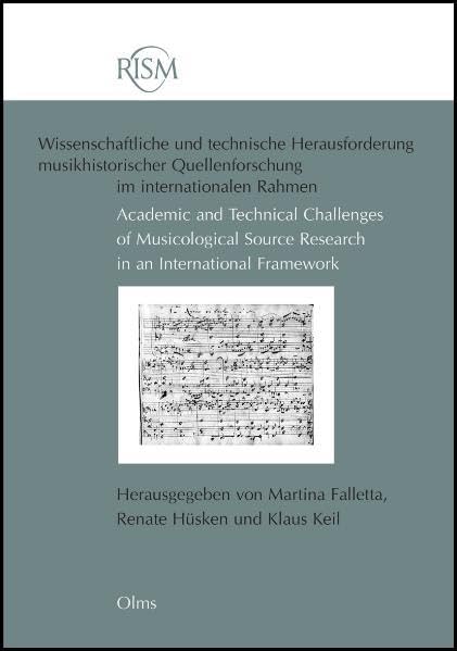 RISM Source Musicale et Recherche Historique : Les Défis Techniques en Musicologie Internationale
