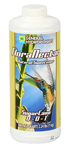 General Hydroponics FloraNectar SugarCane, Sweetener, 0-0-1, 1 qt.