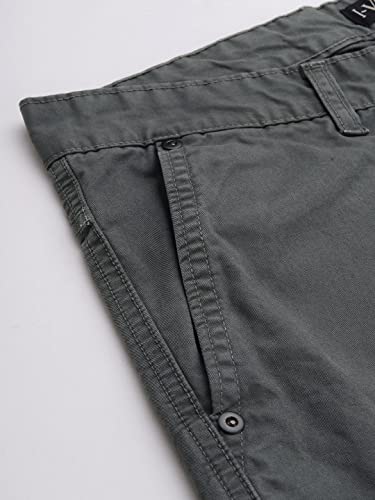 Image of Diverse Men's Slim Fit Overdyed Cotton Cargo