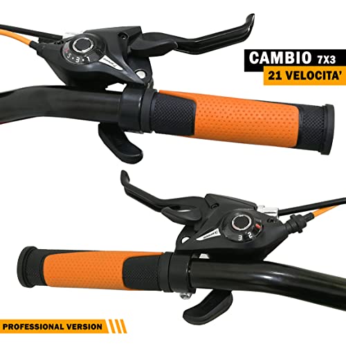 Bici Bicicletta MTB Geroni Magnum 24'' Pollici