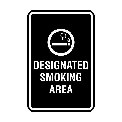 Panneau rond portrait Signs ByLITA noir petit format auto-adhésif pour signalétique intérieure