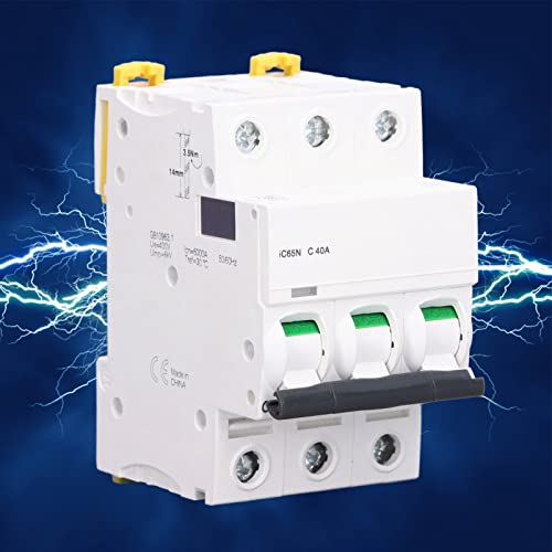 Disjoncteur 3P anti surchauffe pour rail DIN 400V