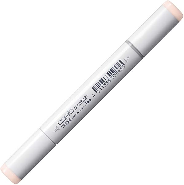 Copic Sketch Pale Chiffon YR0000 – Professional Dual Tip Marker – Refillable Marker, Ultra Blendable and with Replaceable Tips – for Illustrations, Comics and Technical Drawings - 4