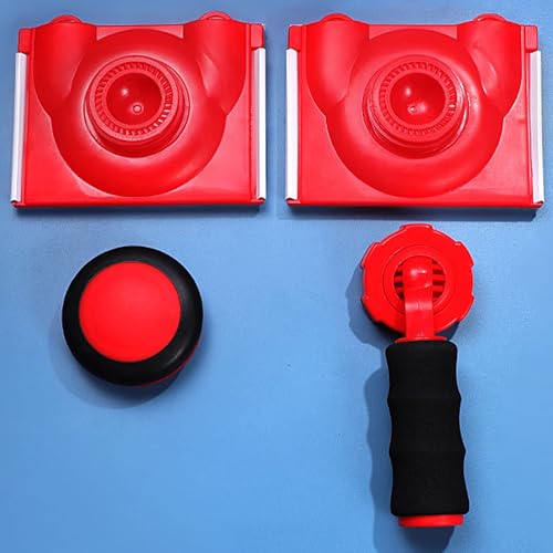 MZSX Multifunktionales Farbkantenwerkzeug, mit 2 Ersatzpads und 1 Paar Gummihandschuhen, Farbkantenschneider für DIY-Malerei, Kantenschneider mit langem Griff, Schneidewerkzeuge zum Malen von Wänden