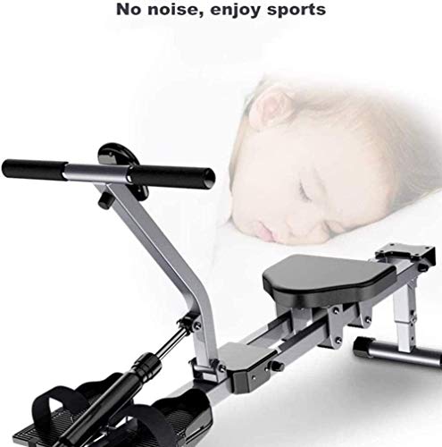 Image of Home Rowing Machine Adjustable Home Rowing Machine, Male and Female Weight Loss Muscle Training Water Rowing Machine, Foldable Steel Aerobic Exercise Fitness Equipment