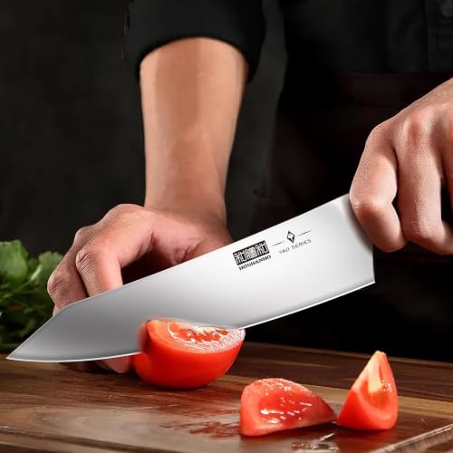 Image of HOSHANHO 8PCS Knife Set, Razor Sharp Japanese Kitchen Knife Set with Block