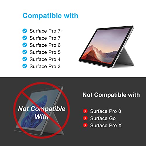 Tomsenn T-1089D Surface Pro Type Cover, Portable Wireless Bluetooth Keyboard thumb #1