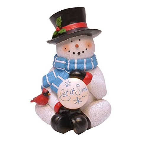 Mark Feldstein Resin Snowman Figurine Cover