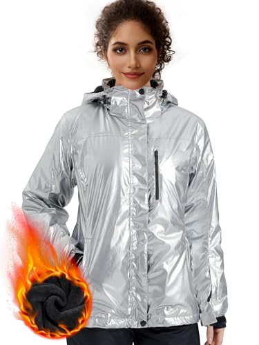 Veste de ski imperméable femme pour la randonnée et la neige en montagne