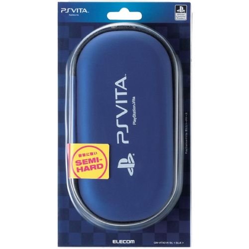 ELECOM PS Vita semi-hard case Blue　[PlayStation Official license]