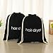 Ochine 3 Pack Hair Dryer Bags Drawstring Bag Container Hairdryer Bag for Travel Bathroom, Hair Dryer Bag Storage Organizer Bag for Hairdryer and All Hair Tools with Drawstring