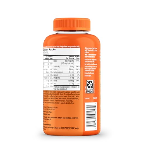 One A Day Womens Multivitamin Gummy - Gummy Vitamins for Women with Biotin, Zinc, Folic Acid, Iodine Vitamin Gummies, Chewable Multivitamin, 170 Count (Packaging May Vary) - Thumbnail 4