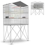 Gaiola Viveiro Calopsita Ringneck Periquito Malha-fina Aves