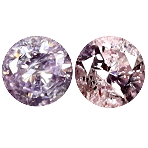 Diamants ronds de 0,10 carat en paire de 2,32 mm pour créations de bijoux