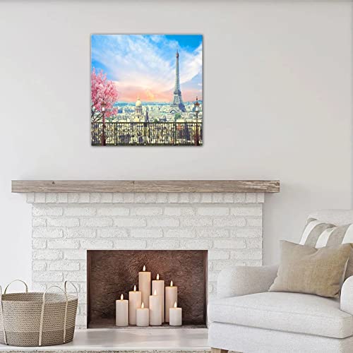 Plaque murale en bois Tour Eiffel ornement mural de qualité supérieure 40 cm
