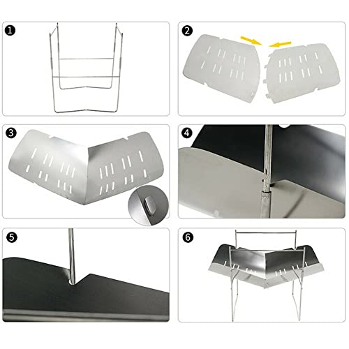 TJLSS Houtkachel Kampvuur Hout Brandverwarmer Fornuis Outdoor Camping Draagbare Verwarming Fornuis BBQ Fornuis (Color : B) - Image 8