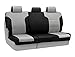 Coverking Custom Fit Rear 60/40 Bench Seat Cover for Select Honda Pilot Models - Neosupreme (Gray with Black Sides)