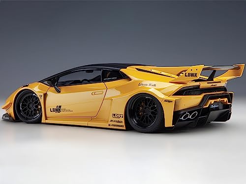 Lambo Huracan GT LB-Silhouette Works metálico amarillo 1:18 miniatura 3