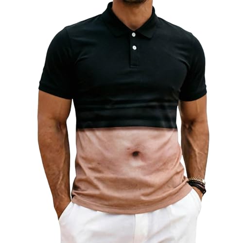 Polo homme été en coton léger t-shirt manches courtes confortable pour vos sorties décontractées
