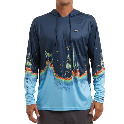 PELAGIC Apparel Men's Vaportek Hooded Fishing Shirt2