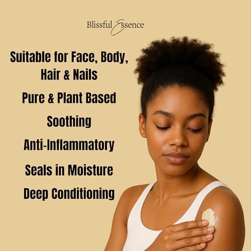 Pure Shea Butter - 100% Fresh Raw Unrefined Shea Butter, Skin/Hair/Nail/Lip Food for Healing and Moisturising| Vegan and Ethically Sourced, Glass Jar 225g| Packaged in the UK - Image 3