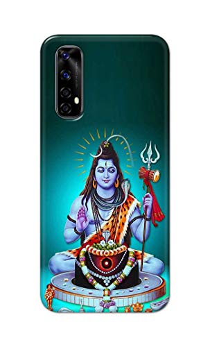 Image of Printed Hard Back Cover Case for Realme Narzo 20 Pro | Realme 7 | Realme Narzo 30 4G Back Cover (Lord Shiva) -1803