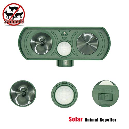 ZOVENCHI Solar Ultrasonic Animal Repeller Review Solar Panel America