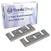 Produktbild 2x Trade-Shop Hobelmesser/Wendemesser/Ersatzmesser HSS 82x29x3mm kompatibel mit Hitachi FP-20SA P20V, Wolf/Kango 8614 8657, Bosch GHO 20-82