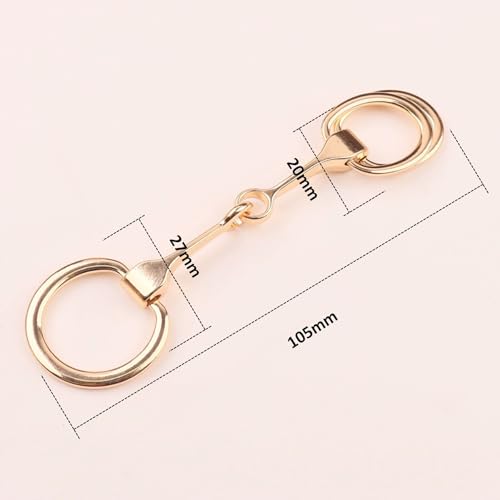 3 PCS Horsebit Silk Scarf Clasp, Elegant Small Square Scarf Ring for Women (Gold, Silver, Rose Gold)2