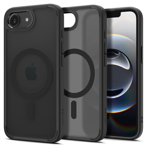 Image of Spigen for iPhone 17e / 16e Case, Ultra Hybrid MagFit [Anti-Yellowing] [Compatible with Magsafe] - Frost Black