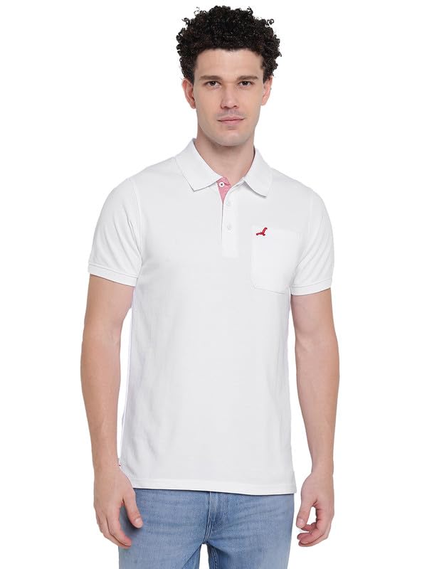 Image of AMERICAN CREW Polo Collar T-Shirt for Men with Pocket