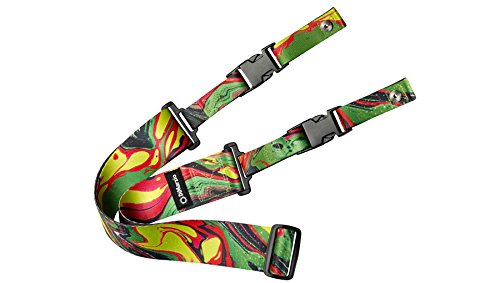Dimarzio Dd2241 Steve Vai Nylon Cliplock Guitar Strap Green Universe W/Bonus Deluxe Ris Picks (X3) 663334046382 #TOP21