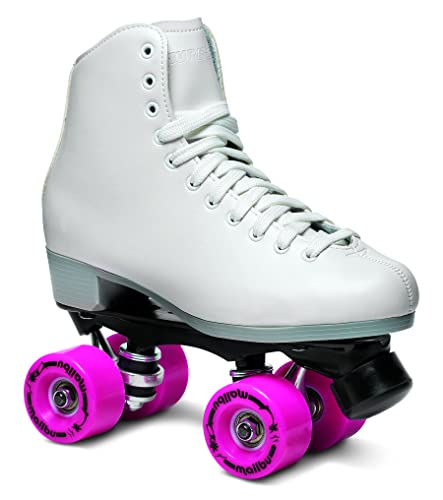 Sure-Grip Malibu - Patines de ruedas (9 para hombre / 10 para mujer, blanco)