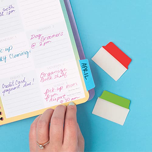 Image of Avery Multiuse Ultra Tabs, 2 inch x 1.5 inch, 2-Side Writable, Red /Blue /Green, 24 Repositionable Tabs (74754)