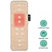 Belmint Full Body Vibrating Mat - 10 Motor Vibration Mattress Pad with Warmth for Back Pain Relief - Neck, Back, Lumbar, Calf, Legs Muscle Relaxation