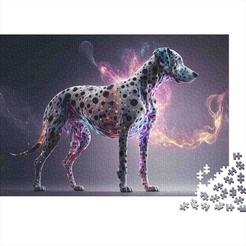 Puzzle de 1000 piezas de dálmata, perfecto para noches de relajación en familia
