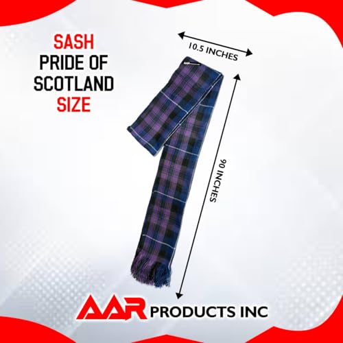 Image of AAR Womens Tartan Clan Sashes Ladies Brooch Scottish Highland - 90 x 10.5 Inches