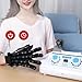 Finger Training Device Rehabilitation Robot Gloves, Hemiplegia Finger Rehabilitation Trainer Robot Gloves Passive Training Finger Flexion Correction, for Stroke Hemiplegia Patients.(Left,Medium)
