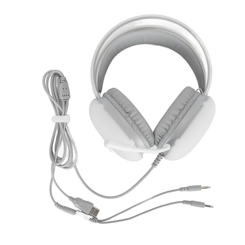 Annadue RGB Gaming Headset Weiß/Grau