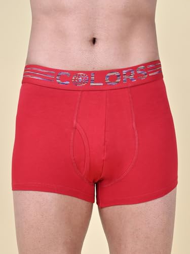 Image of Rupa Colors Solid Trunk for Men, Cotton Blend, Outer Elastic, Regular Fit, Pack of 1