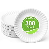 Perfectware 9 Inch White Paper Plates 300ct