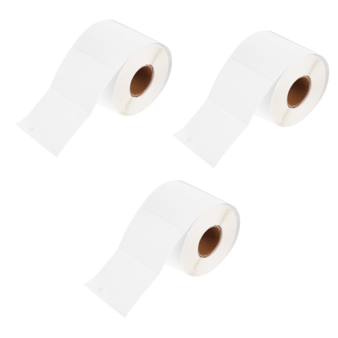 VILLCASE 3 Rollos Papel De Etiqueta De Papel Claro Etiquetas Adhesivas Etiquetas De Nombre Pegatinas Pegatina Etiqueta Pegatina Personalizada Punto Papeles En Pegatinas